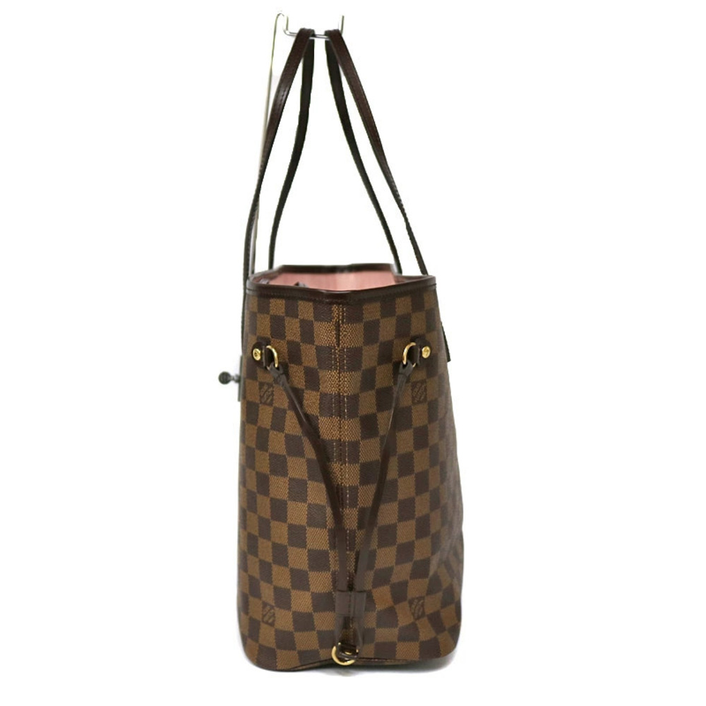 Louis Vuitton Bag Rose Tote LV Neverfull Ballerine Canvas Pink Flower Damier - Picture 3 of 6